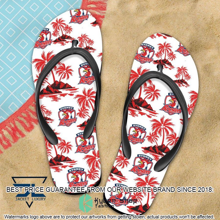 Sydney Roosters Flip Flops word1