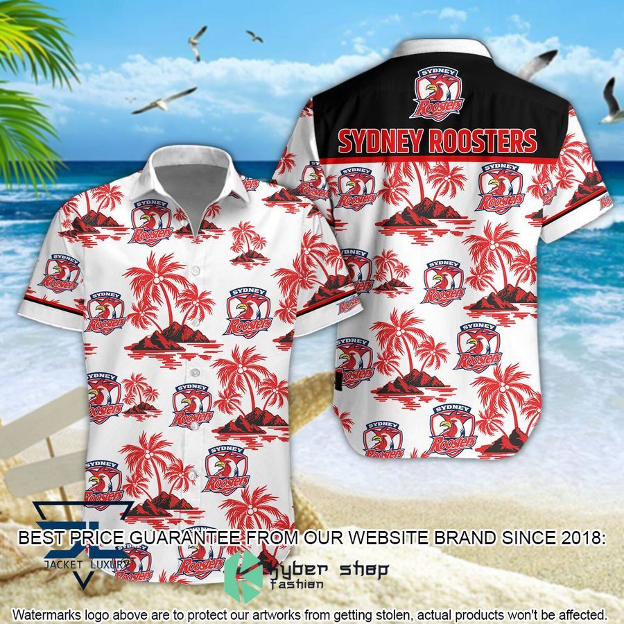 Sydney Roosters Hawaiian Shirt, Shorts