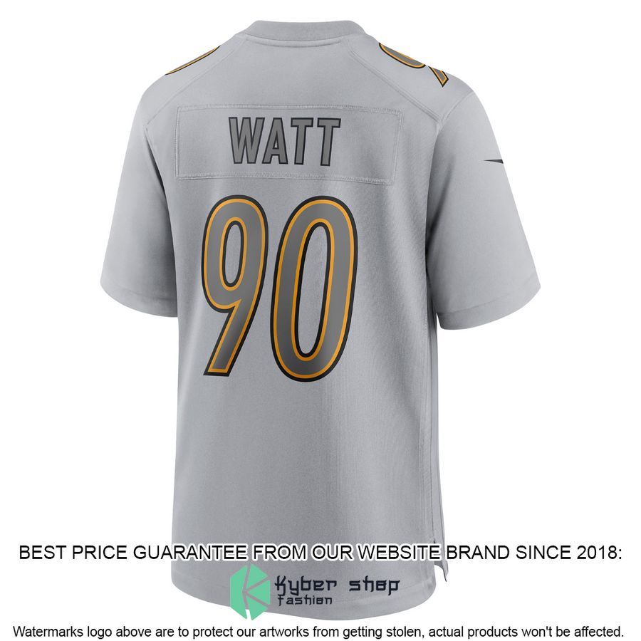 T.J. Watt Pittsburgh Steelers Atmosphere Fashion Gray Football Jersey 3 T.J. Watt Pittsburgh Steelers Atmosphere Fashion Gray Football Jersey word2