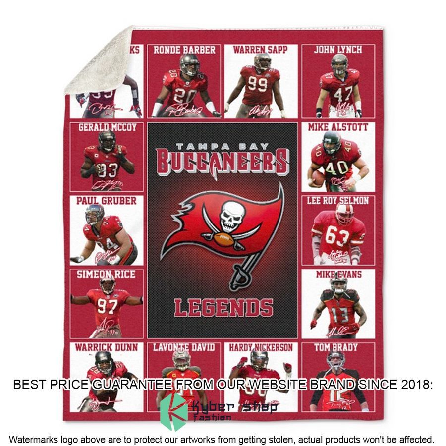 Tampa Bay Buccaneers Legends Fleece Blanket