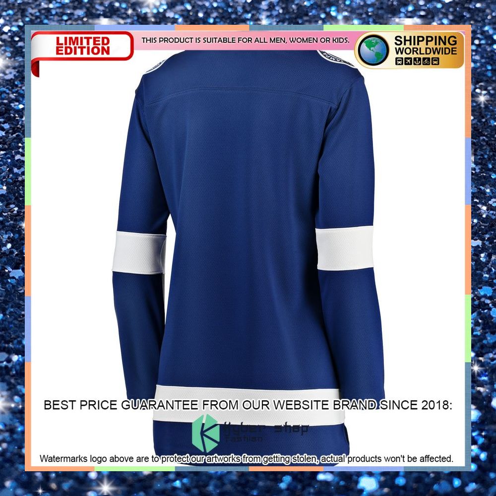 Tampa Bay Lightning Women's Home 2022 Stanley Cup Final Blue Hockey Jersey 7 Tampa Bay Lightning Women's Home 2022 Stanley Cup Final Blue Hockey Jersey word1
