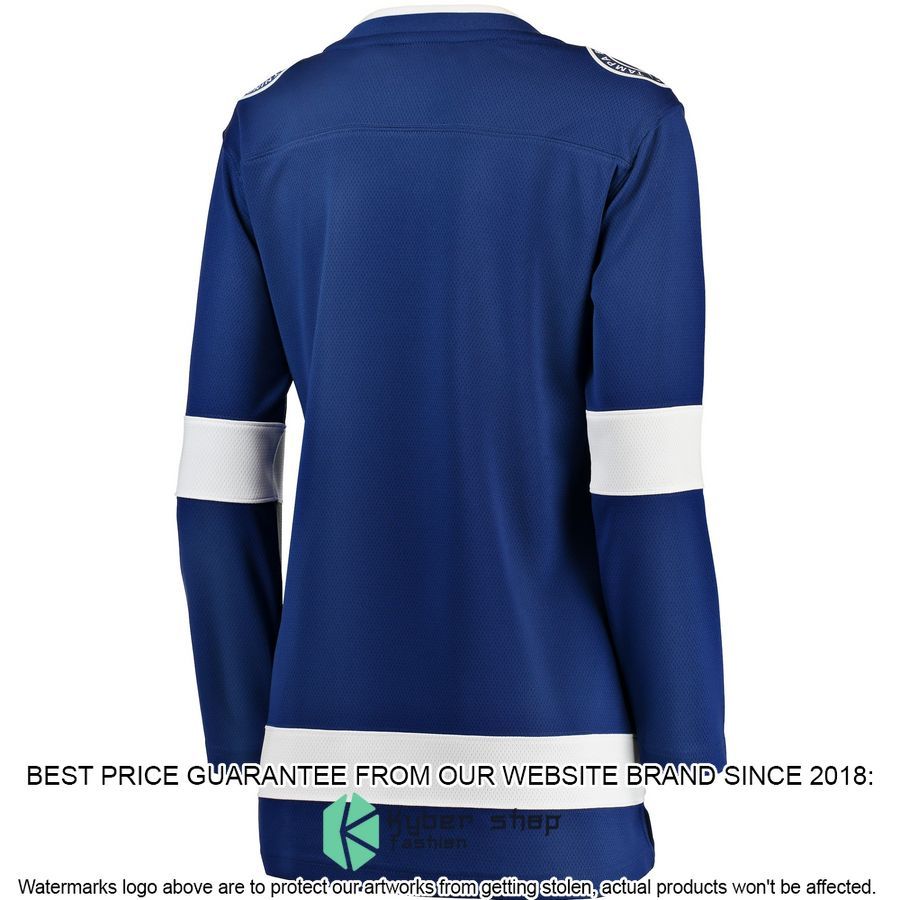 Tampa Bay Lightning Women's Home 2022 Stanley Cup Final Blue Hockey Jersey 3 Tampa Bay Lightning Women's Home 2022 Stanley Cup Final Blue Hockey Jersey word1