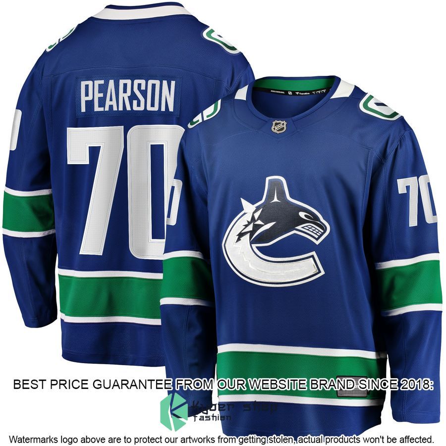 Tanner Pearson Vancouver Canucks Blue Hockey Jersey 4 Tanner Pearson Vancouver Canucks Blue Hockey Jersey word2