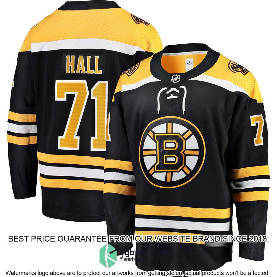 Taylor Hall Boston Bruins Home Premier Black Hockey Jersey