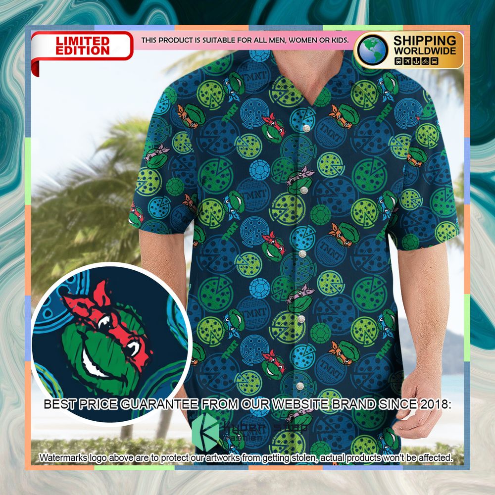 Teenage Mutant Ninja Turtles Pizza Hawaiian Shirt 4 Teenage Mutant Ninja Turtles Pizza Hawaiian Shirt word3