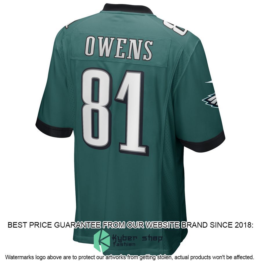 Terrell Owens Philadelphia Eagles Midnight Green Football Jersey 3 Terrell Owens Philadelphia Eagles Midnight Green Football Jersey word2