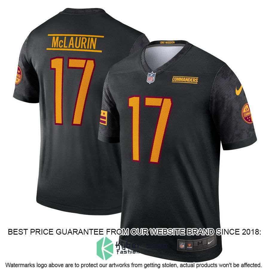 Terry McLaurin Washington Commanders Alternate Legend Black Football Jersey
