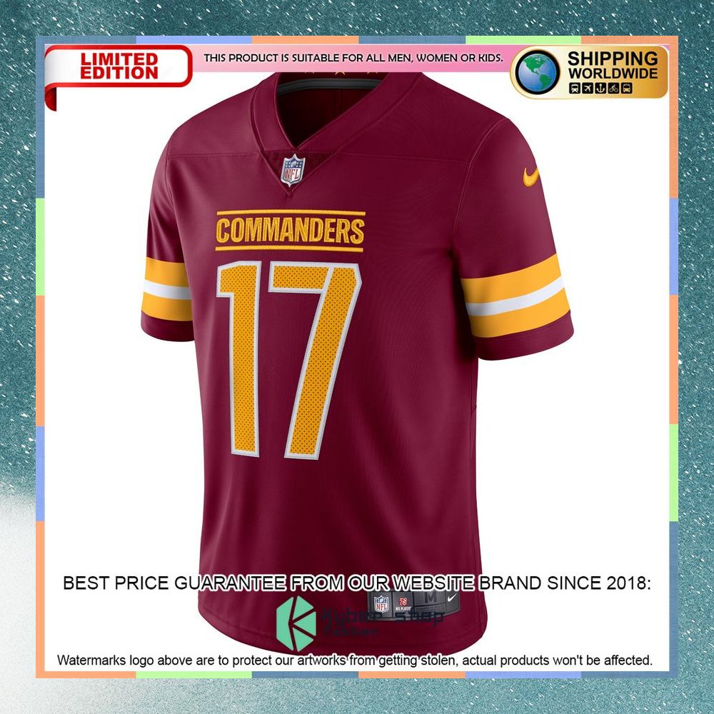 Terry McLaurin Washington Commanders Vapor Burgundy Football Jersey 6 Terry McLaurin Washington Commanders Vapor Burgundy Football Jersey word2