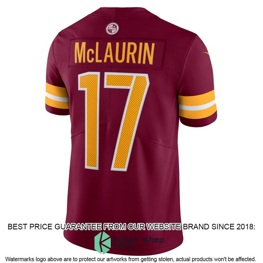 Terry McLaurin Washington Commanders Vapor Burgundy Football Jersey 3 Terry McLaurin Washington Commanders Vapor Burgundy Football Jersey word2