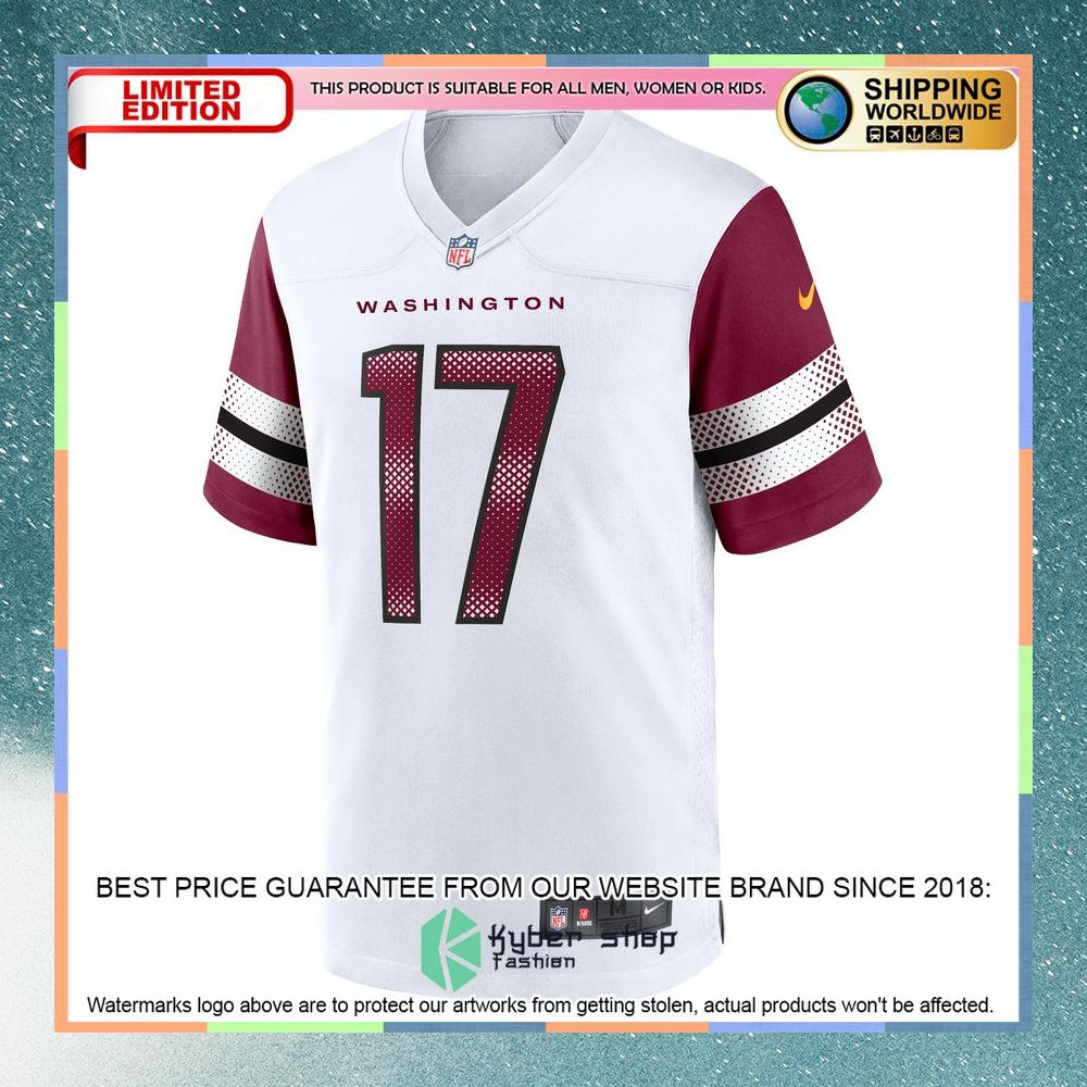 Terry McLaurin Washington Commanders White Football Jersey 6 Terry McLaurin Washington Commanders White Football Jersey word2