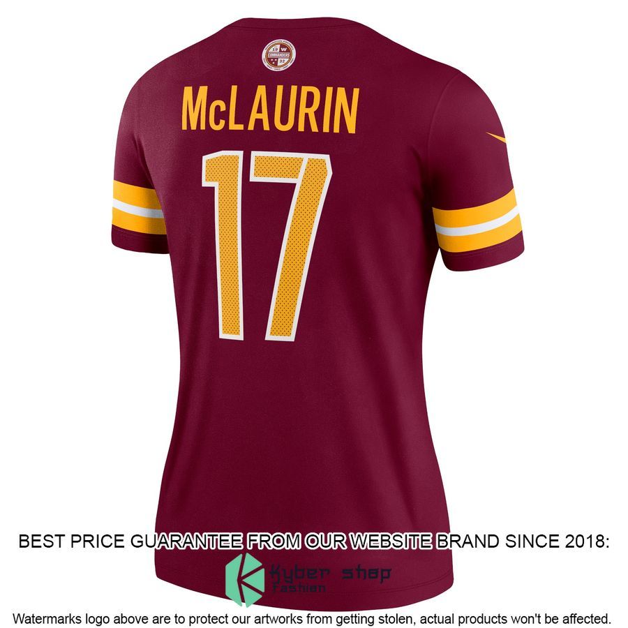 Terry McLaurin Washington Commanders Women's Legend Burgundy Football Jersey 3 Terry McLaurin Washington Commanders Women's Legend Burgundy Football Jersey word2