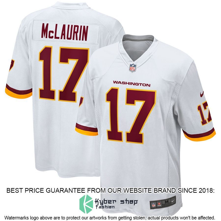 Terry McLaurin Washington Football Team White Football Jersey 4 Terry McLaurin Washington Football Team White Football Jersey word1