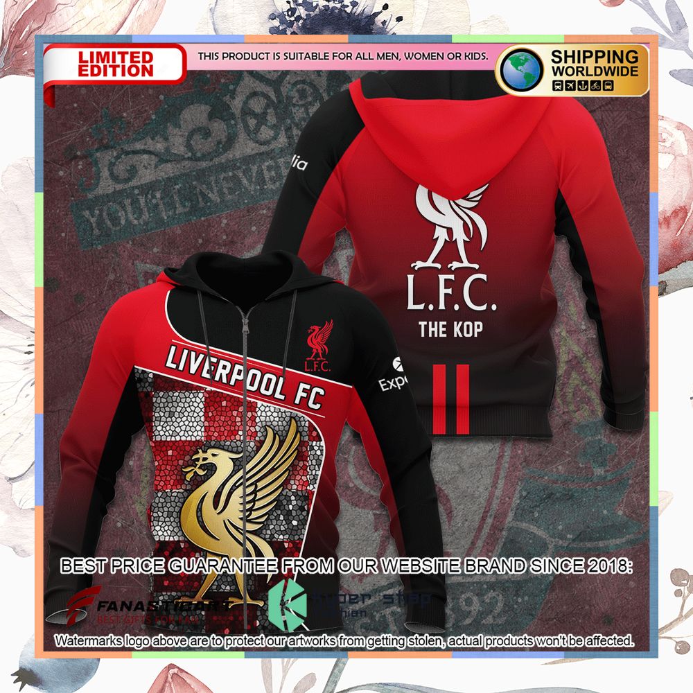The KOP Liverpool FC Hoodie, Shirt 6 The KOP Liverpool FC Hoodie, Shirt word2