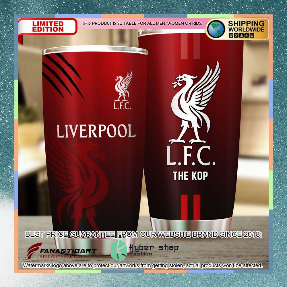 The KOP Liverpool FC Tumbler 3 The KOP Liverpool FC Tumbler word3