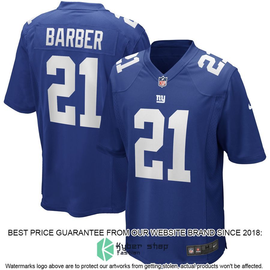 Tiki Barber New York Giants Football Royal Football Jersey 4 Tiki Barber New York Giants Football Royal Football Jersey word1