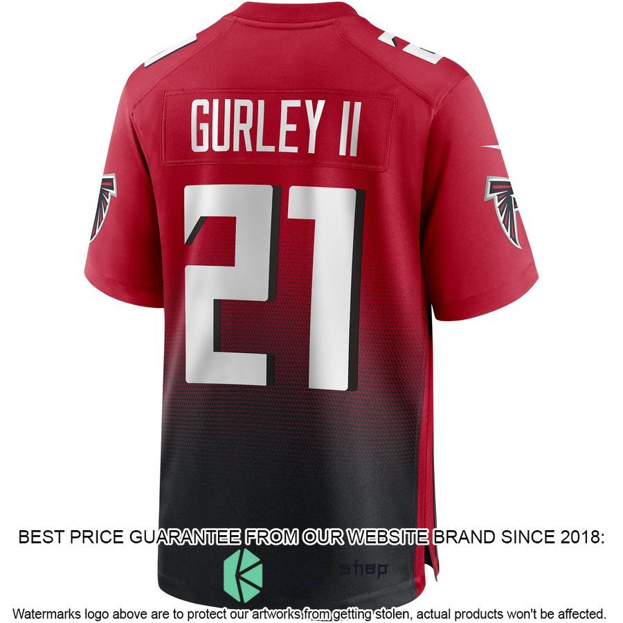 Todd Gurley II Atlanta Falcons 2nd Alternate Red Football Jersey 3 Todd Gurley II Atlanta Falcons 2nd Alternate Red Football Jersey word2