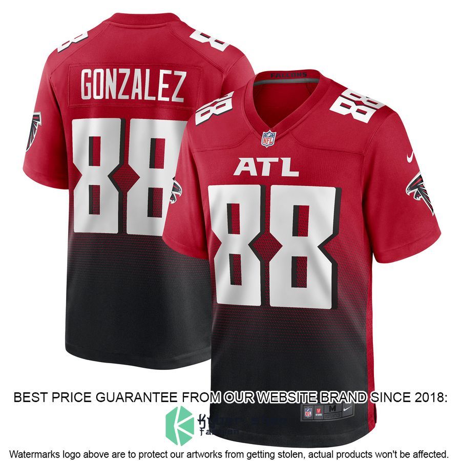Tony Gonzalez Atlanta Falcons Retired Alternate Red Football Jersey