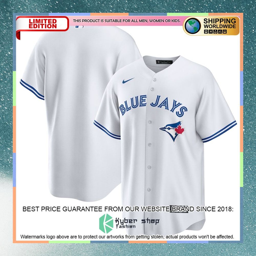 Toronto Blue Jays Home Blank White Baseball Jersey 4 Toronto Blue Jays Home Blank White Baseball Jersey word1