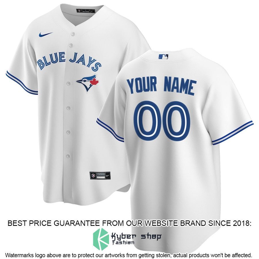 Toronto Blue Jays Home CUSTOM White Baseball Jersey