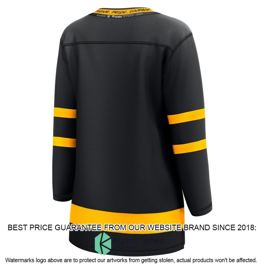 Toronto Maple Leafs Women's Alternate Premier Reversible Blank Black Hockey Jersey 7 Toronto Maple Leafs Women's Alternate Premier Reversible Blank Black Hockey Jersey word2