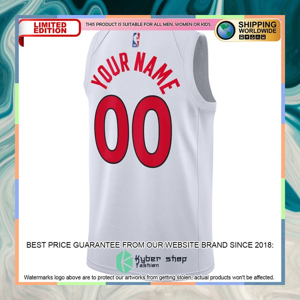 Toronto Raptors Nike 2020-21 Custom White Basketball Jersey 6 Toronto Raptors Nike 2020-21 Custom White Basketball Jersey word1