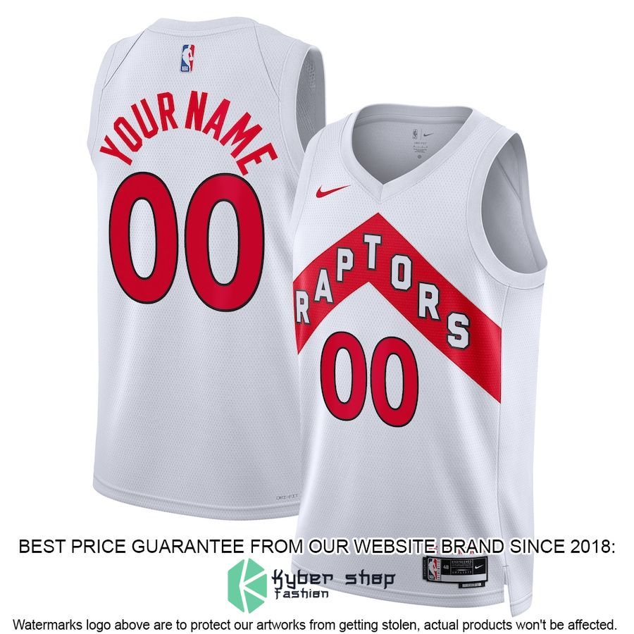Toronto Raptors Nike Unisex 2022-23 Custom White Basketball Jersey