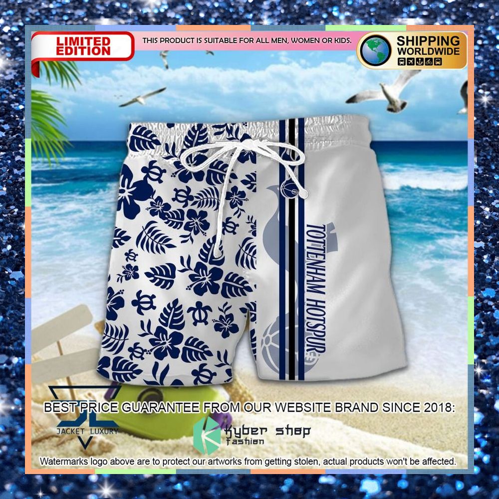 Tottenham Hotspur F.C Flowers Hawaiian Shirt, Shorts 4 Tottenham Hotspur F.C Flowers Hawaiian Shirt, Shorts word2