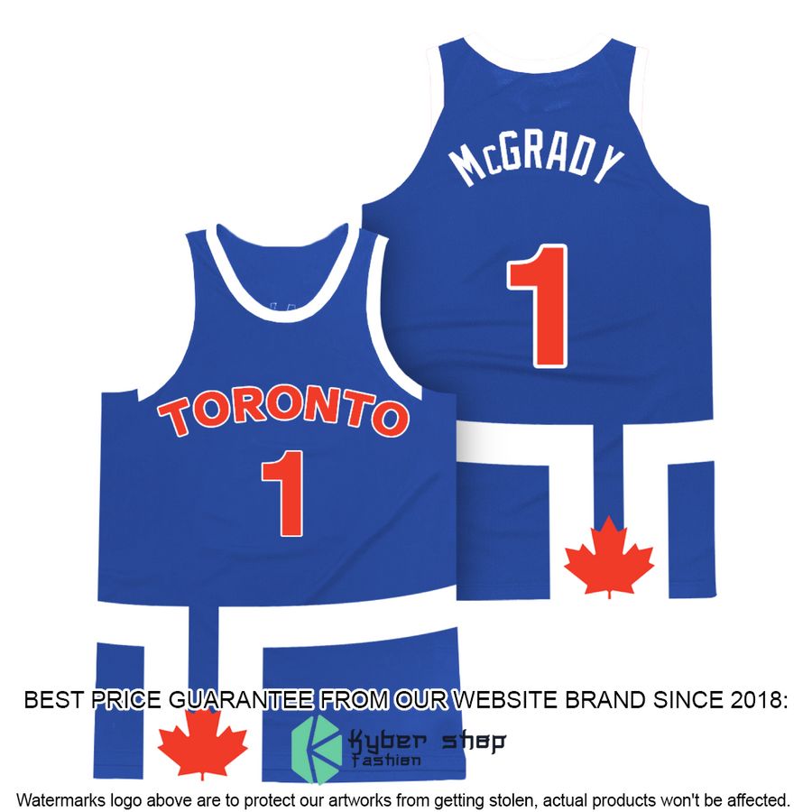 Tracy McGrady Toronto Basketball Jersey