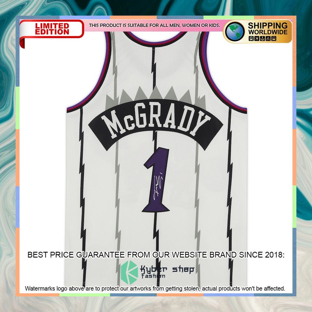 Tracy McGrady Toronto Raptors Mitchell & Ness 1998 White Basketball Jersey 5 Tracy McGrady Toronto Raptors Mitchell & Ness 1998 White Basketball Jersey word3