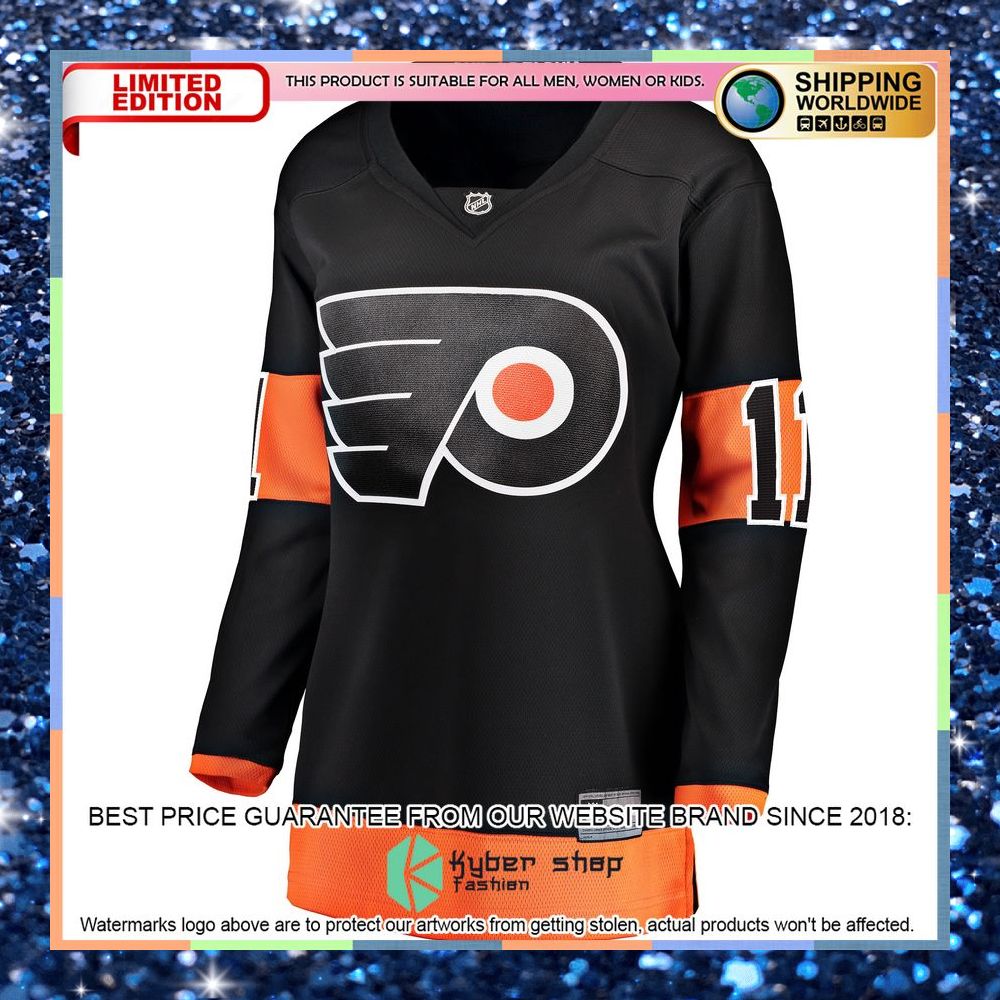 Travis Konecny Philadelphia Flyers Women's Alternate Premier Black Hockey Jersey 7 Travis Konecny Philadelphia Flyers Women's Alternate Premier Black Hockey Jersey word3