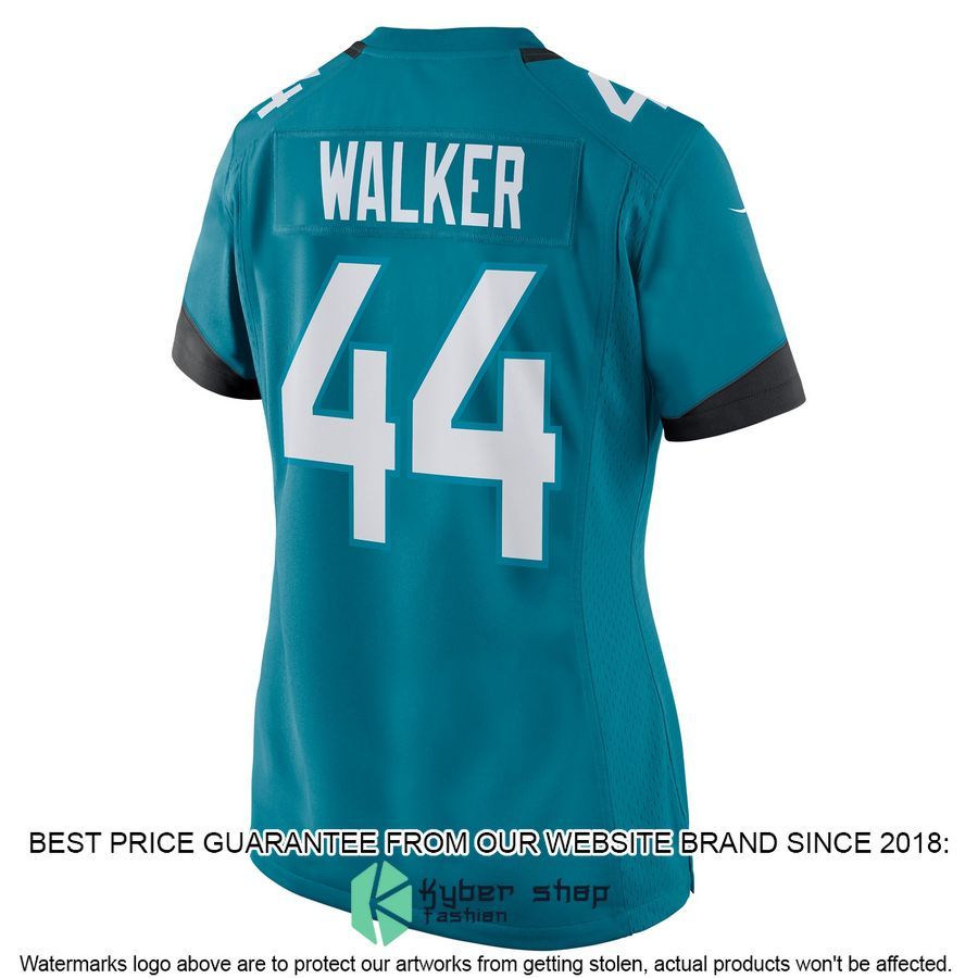 Travon Walker Jacksonville Jaguars Women's 2022 NFL Draft First Round Pick Teal Football Jersey 3 Travon Walker Jacksonville Jaguars Women's 2022 NFL Draft First Round Pick Teal Football Jersey word2