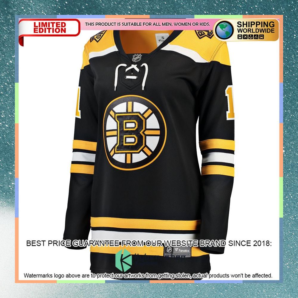 Trent Frederic Boston Bruins Women's Black Hockey Jersey 6 Trent Frederic Boston Bruins Women's Black Hockey Jersey word1