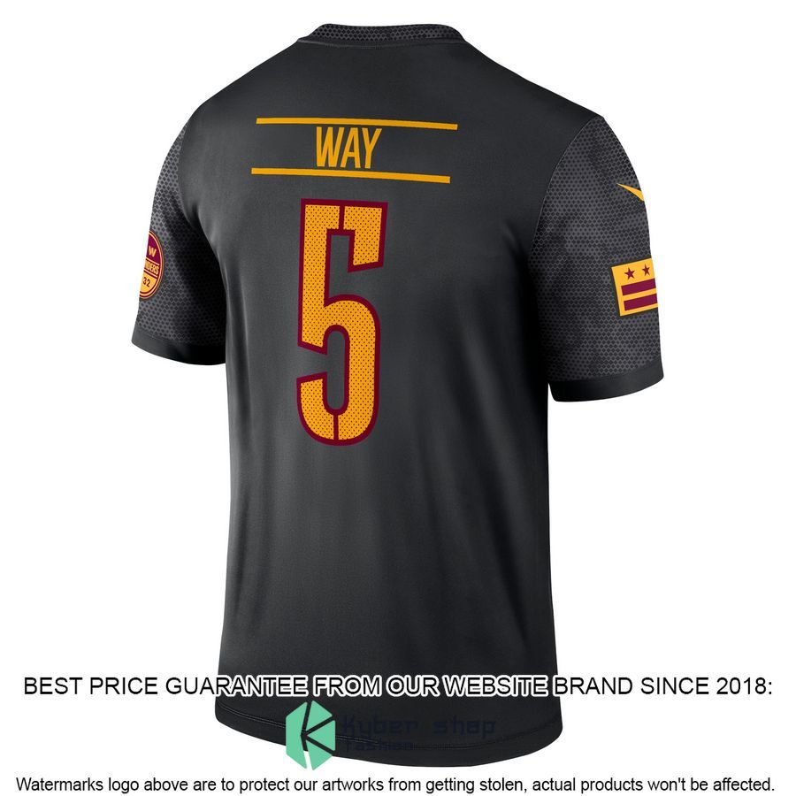 Tress Way Washington Commanders Alternate Legend Black Football Jersey 3 Tress Way Washington Commanders Alternate Legend Black Football Jersey word3