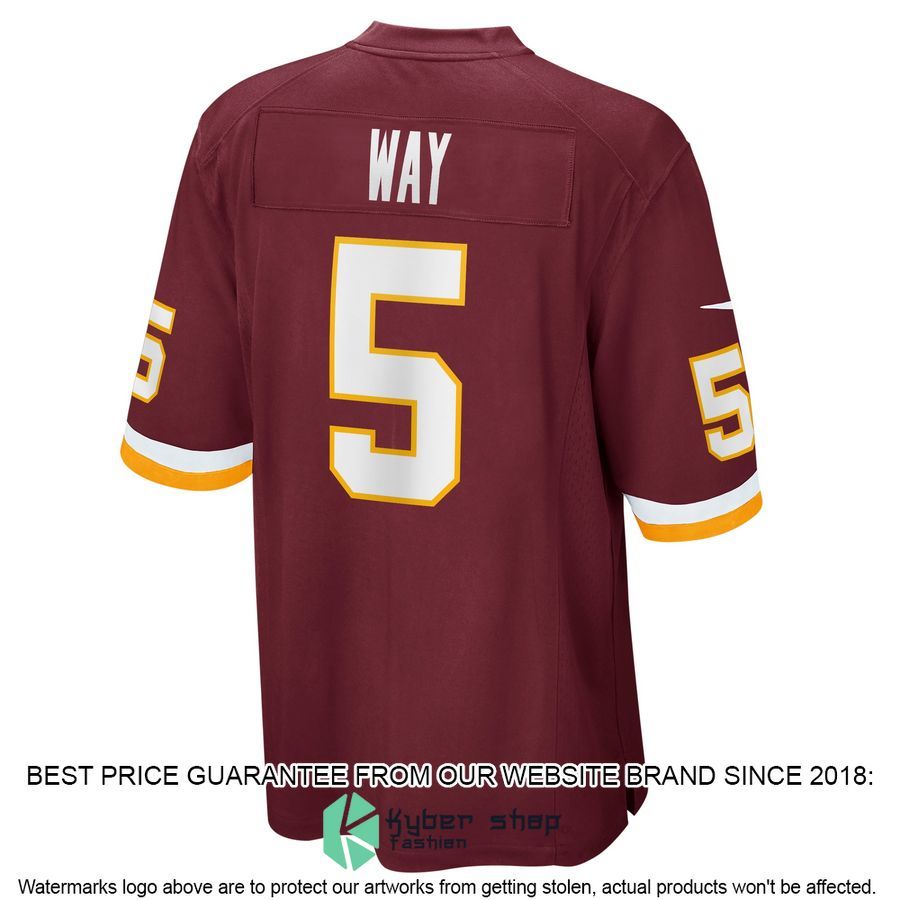Tress Way Washington Football Team Burgundy Football Jersey 3 Tress Way Washington Football Team Burgundy Football Jersey word1