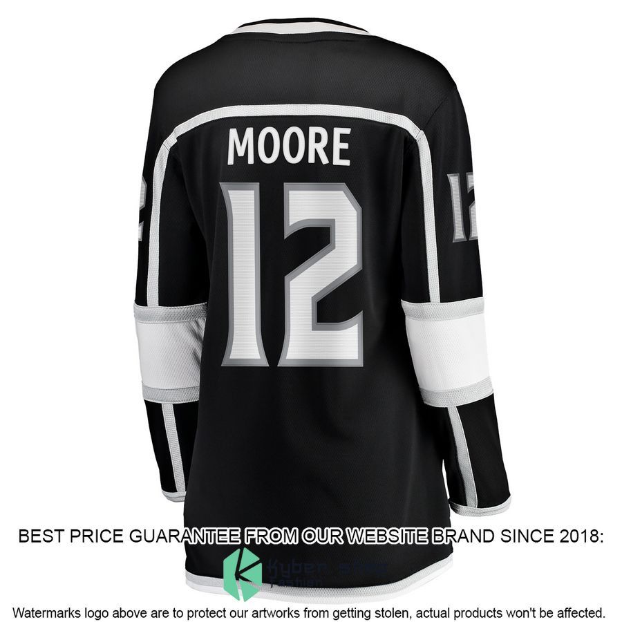 Trevor Moore Los Angeles Kings Women's Black Hockey Jersey 3 Trevor Moore Los Angeles Kings Women's Black Hockey Jersey word3