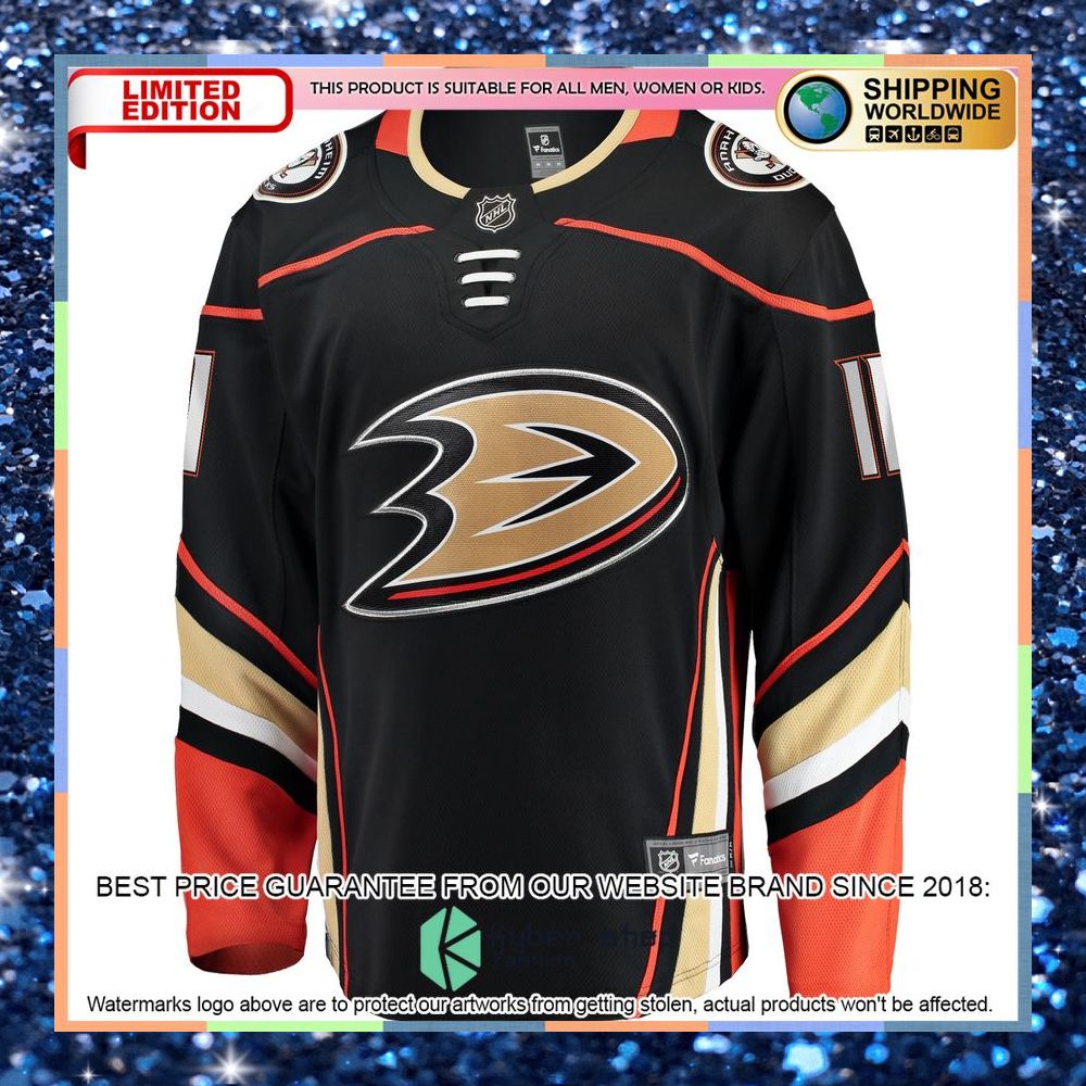 Trevor Zegras Anaheim Ducks Home Black Hockey Jersey 30 Trevor Zegras Anaheim Ducks Home Black Hockey Jersey word1