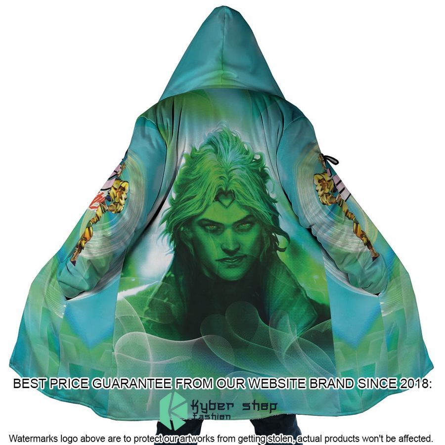 Trippy Auratic Dio Jojos Bizarre Adventure Hooded Cloak