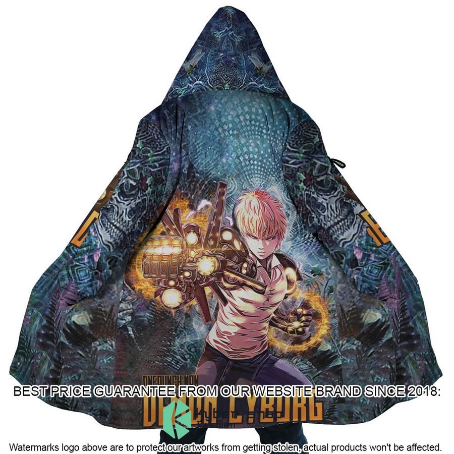 Trippy Genos One Punch Man Hooded Cloak