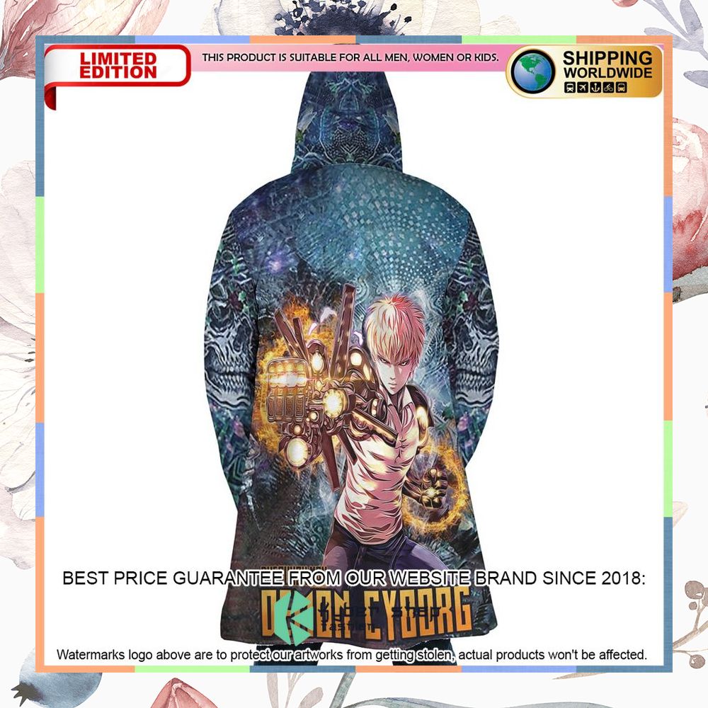 Trippy Genos One Punch Man Hooded Cloak 11 Trippy Genos One Punch Man Hooded Cloak word3