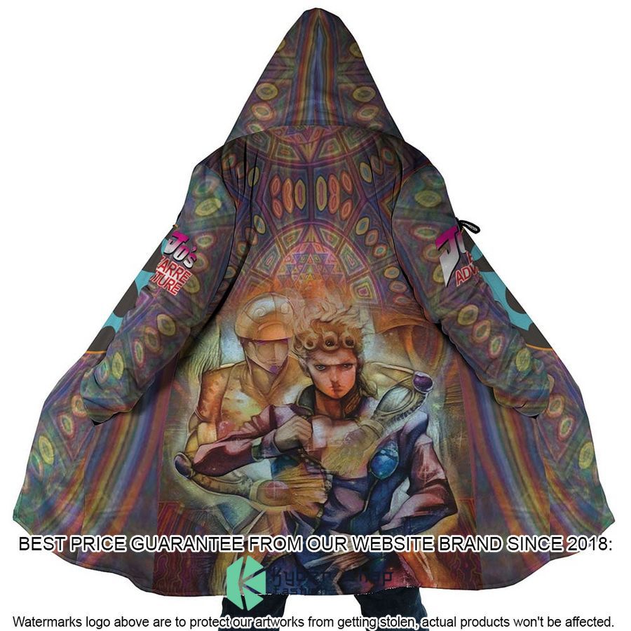 Trippy Giorno Giovanna Golden Wind Jojos Bizarre Adventure Hooded Cloak