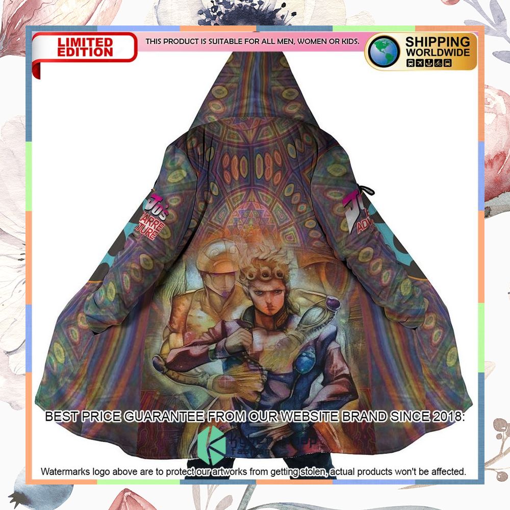 Trippy Giorno Giovanna Golden Wind Jojos Bizarre Adventure Hooded Cloak 7 Trippy Giorno Giovanna Golden Wind Jojos Bizarre Adventure Hooded Cloak word3