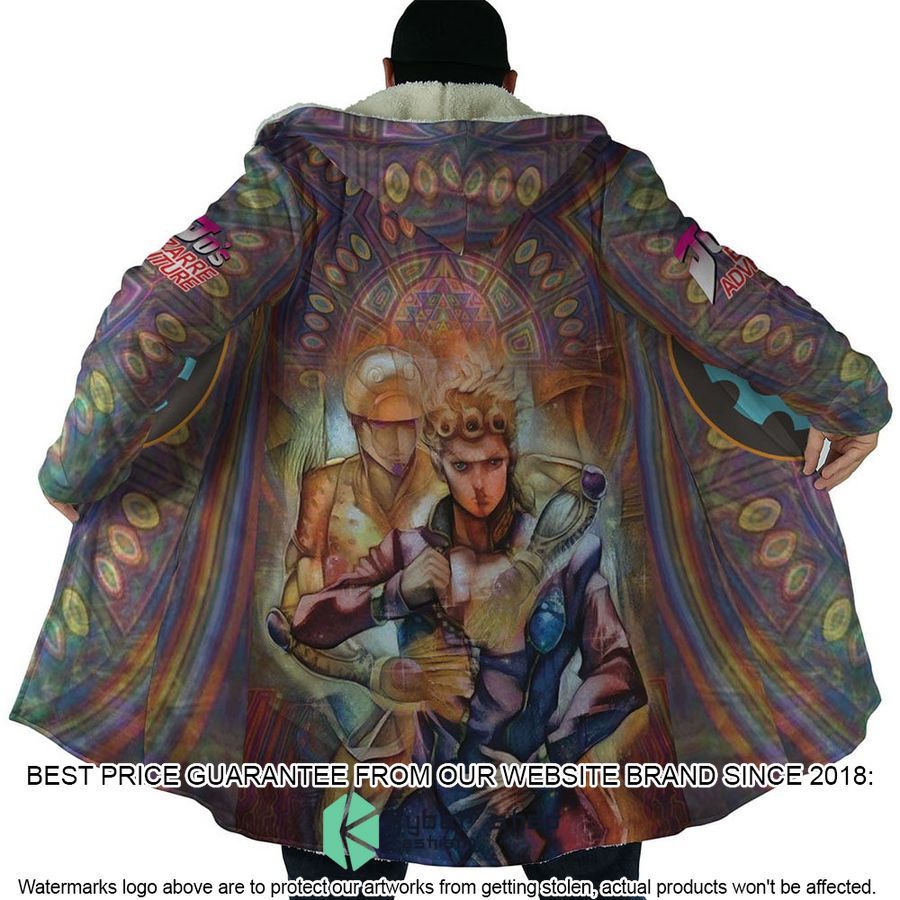 Trippy Giorno Giovanna Golden Wind Jojos Bizarre Adventure Hooded Cloak 6 Trippy Giorno Giovanna Golden Wind Jojos Bizarre Adventure Hooded Cloak word3