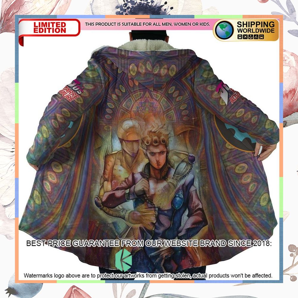 Trippy Giorno Giovanna Golden Wind Jojos Bizarre Adventure Hooded Cloak 12 Trippy Giorno Giovanna Golden Wind Jojos Bizarre Adventure Hooded Cloak word3