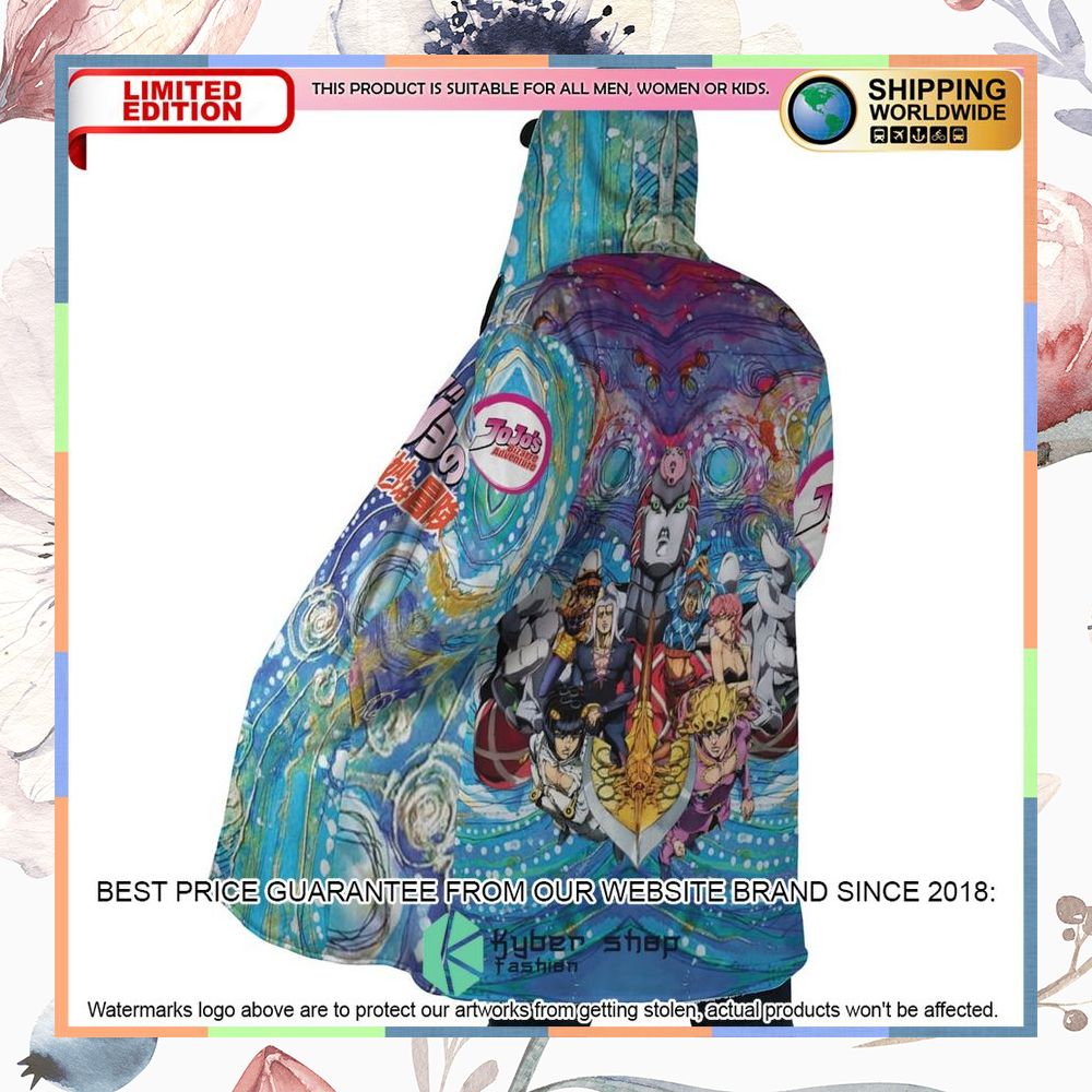 Trippy Golden Wind Squad Jojos Bizarre Adventure Hooded Cloak 11 Trippy Golden Wind Squad Jojos Bizarre Adventure Hooded Cloak word2