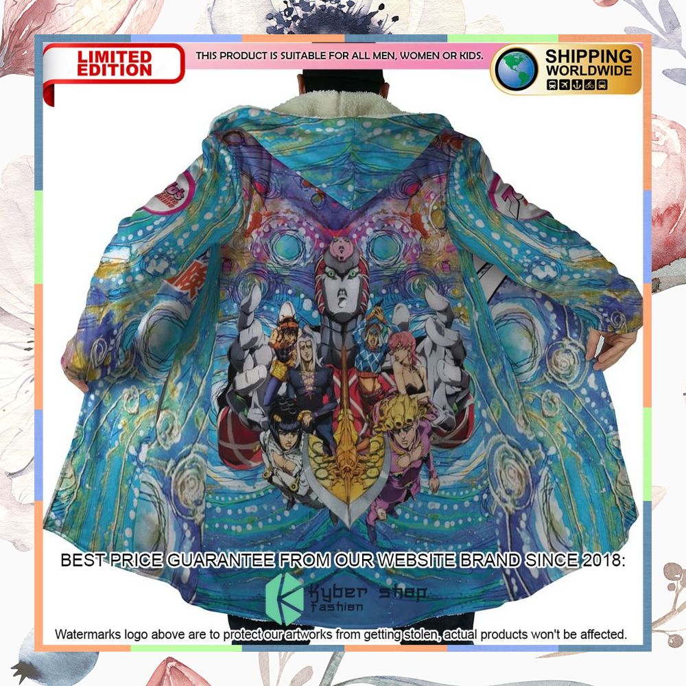 Trippy Golden Wind Squad Jojos Bizarre Adventure Hooded Cloak 12 Trippy Golden Wind Squad Jojos Bizarre Adventure Hooded Cloak word2