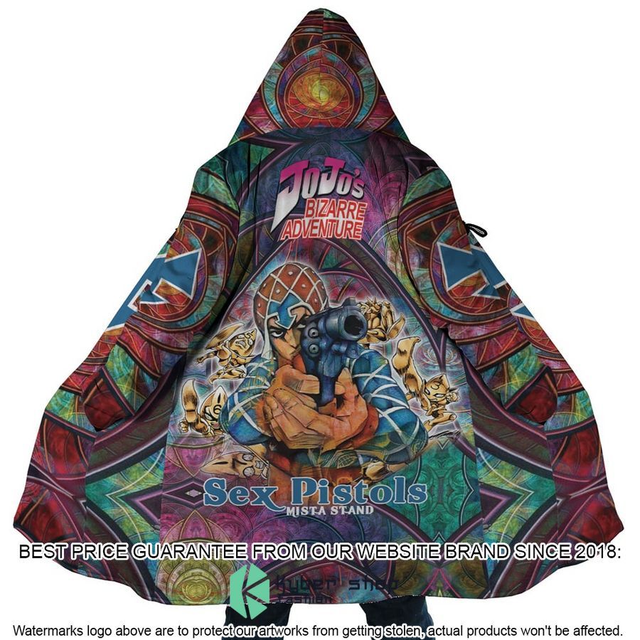 Trippy Guido Mista Six Bullets Jojos Bizarre Adventure Hooded Cloak