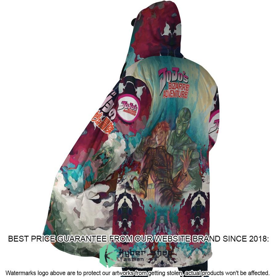 Trippy Kakyoin Hierophant Green Jojos Bizarre Adventure Hooded Cloak 4 Trippy Kakyoin Hierophant Green Jojos Bizarre Adventure Hooded Cloak word2