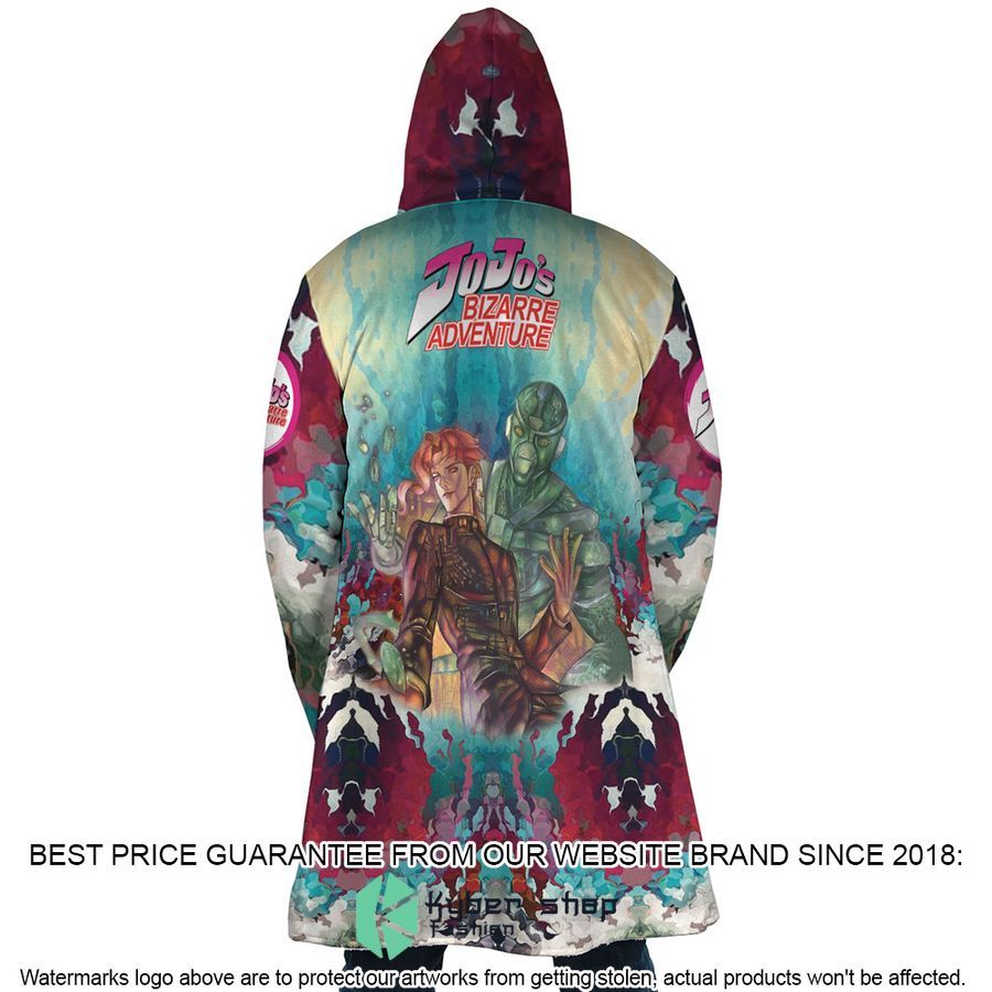 Trippy Kakyoin Hierophant Green Jojos Bizarre Adventure Hooded Cloak 5 Trippy Kakyoin Hierophant Green Jojos Bizarre Adventure Hooded Cloak word2
