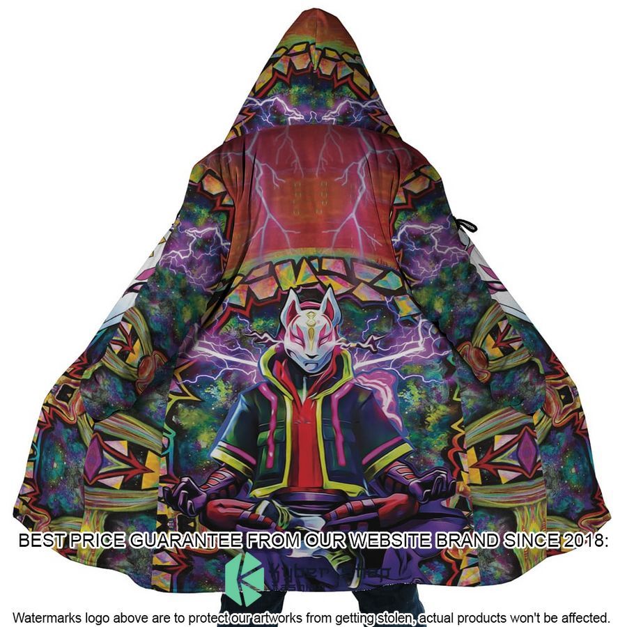 Trippy Kitsune Drift Mask Fortnite Hooded Cloak
