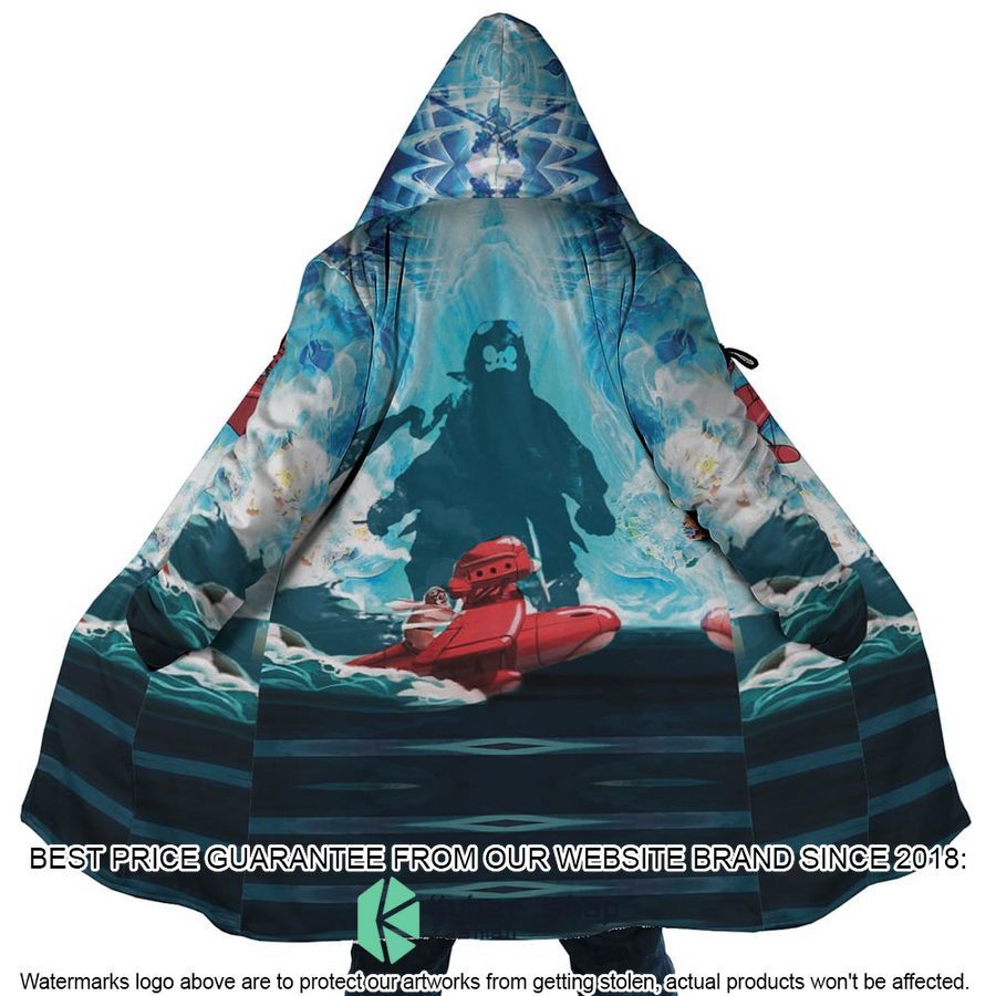 Trippy Porco Rosso Studio Ghibli Hooded Cloak